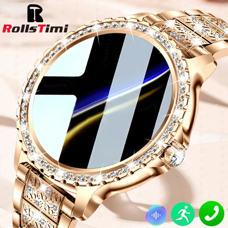 Fashion Luxury Gold Women Smar - Smartwatch Face ulasan dan harga